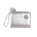 Mini Plush Ball Bowknot PU Coin Purse 6S10BWB137