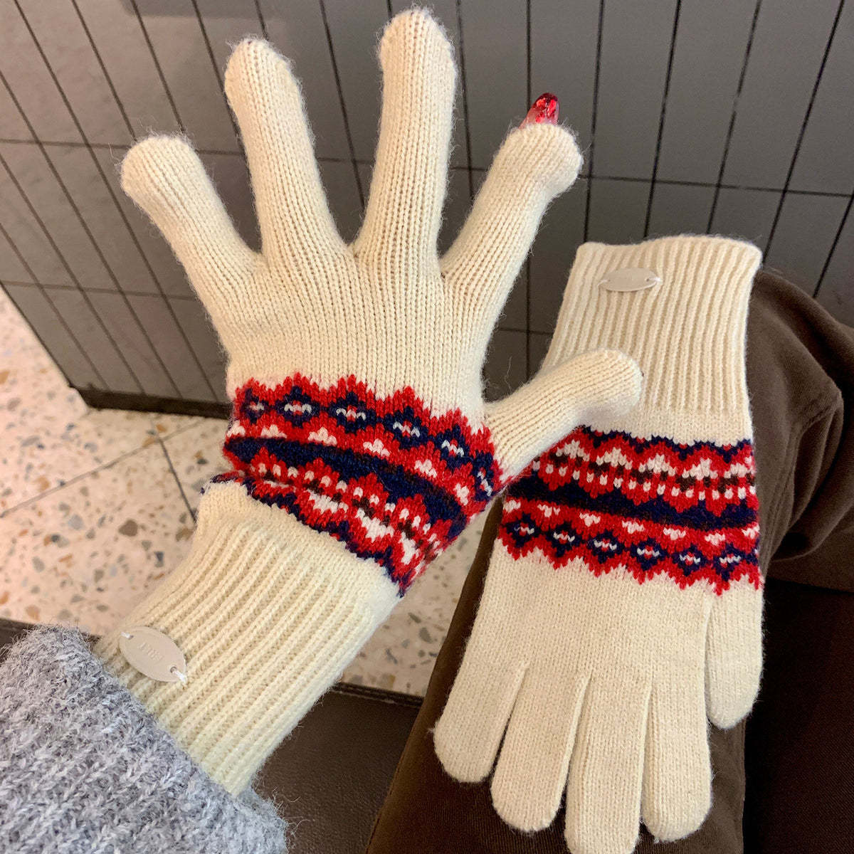 Touchscreen Knit Gloves - DippedShop Wholesale - #8419