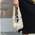 Vintage Natural Shell Handmade Evening Tote Bag 8BW6BBG414