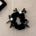 Velvet Pearl Hair Tie - DippedShop Wholesale - #7939
