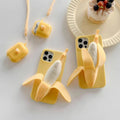 Cute Unique 3D Banana Soft Silicone iPhone Case 6Z13HPC214
