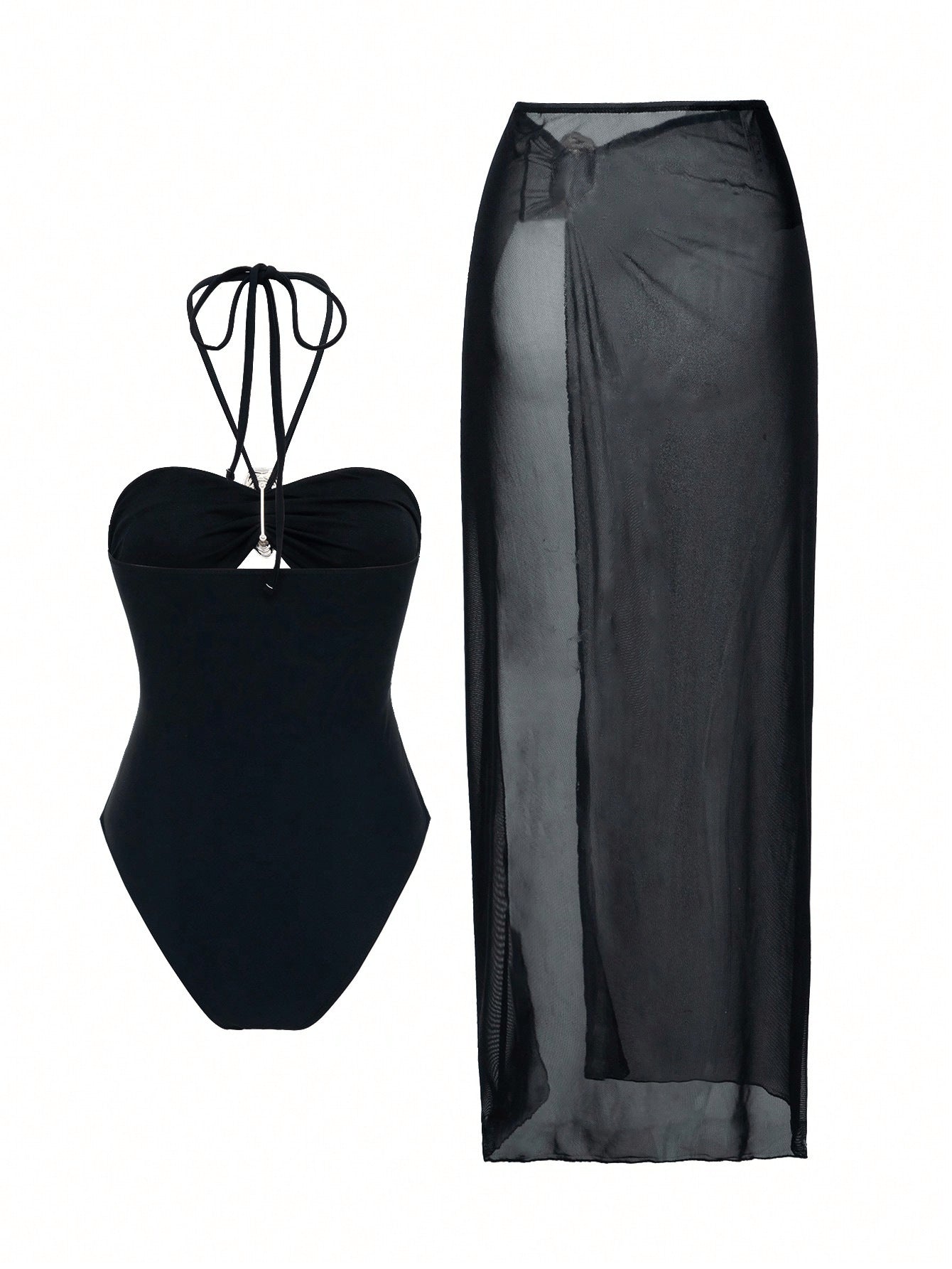 Sexy One Piece Swimsuit Set - DippedShop Wholesale - #6451