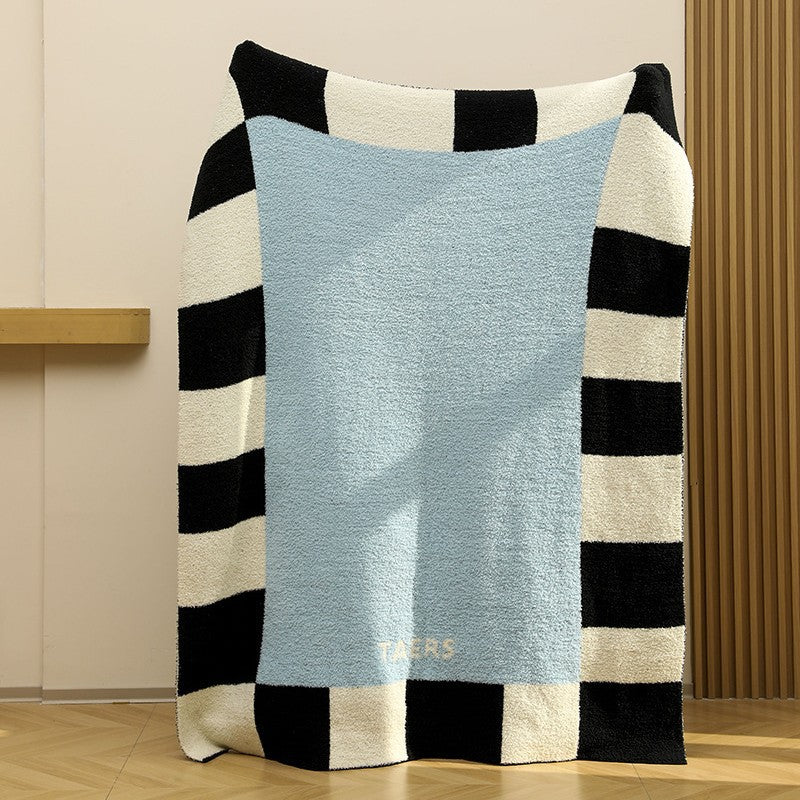 Retro Plaid Velvet Blanket - DippedShop Wholesale - #4003