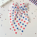 Cute Star Print Color Block Bowknot Hair Tie 8AS6HCP68T