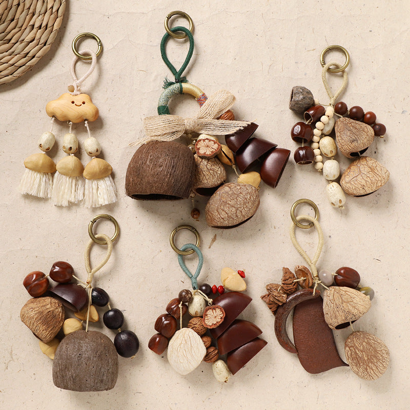 Seed Pod Wind Chime Keychain - DippedShop Wholesale - #8403