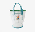 Color Block Hollow Large Capacity Handbag 8CW6BBG472L