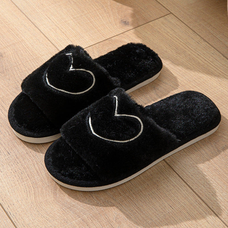 Fuzzy Plush Indoor Slippers - DippedShop Wholesale - #5491
