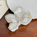 Luxury Colorful Rhinestone Floral Petal Hair Claw 8AS6HCP281L