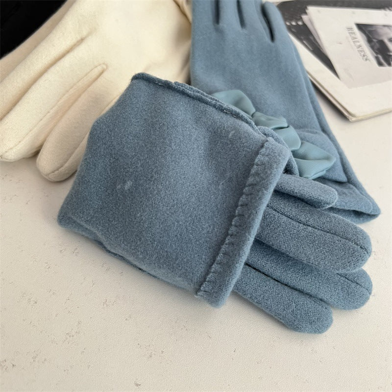 Elegant Bow Knot Warm Touchscreen - DippedShop Wholesale - #3331