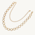 Trendy Round Circle Metal Geom - DippedShop Wholesale - #5603