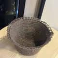 Fringe Trim Knit Bucket Hat - DippedShop Wholesale - #1731