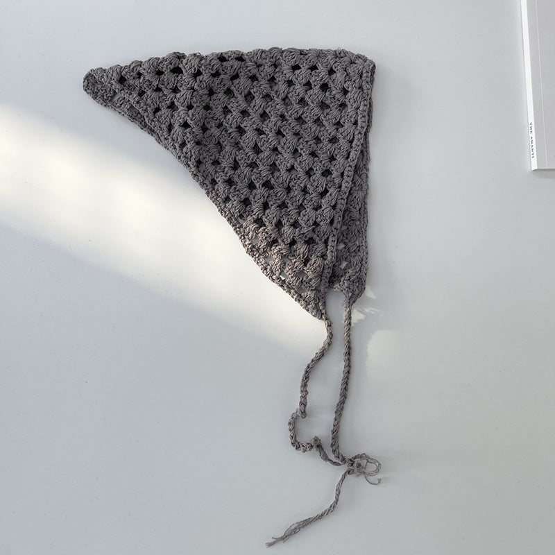 Handmade Hollow Out Triangle Bandana Headscarf MK2BK6W6HHS11