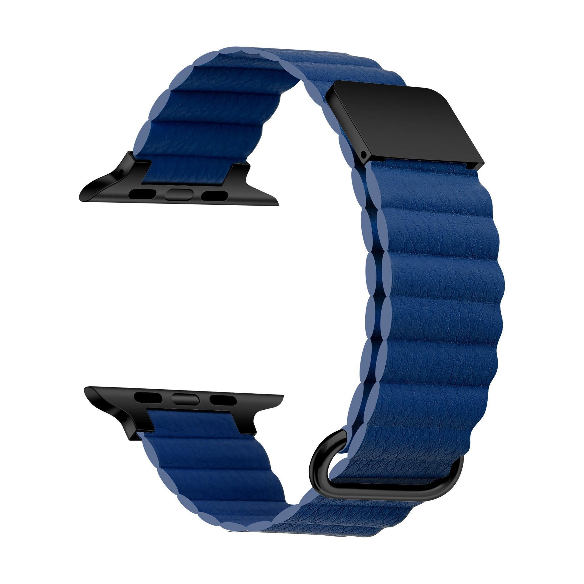 Litchi Texture PU Leather Magnetic Watch Band 6W6JWA133