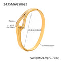Elegant Cubic Zirconia Geometr - DippedShop Wholesale - #4371