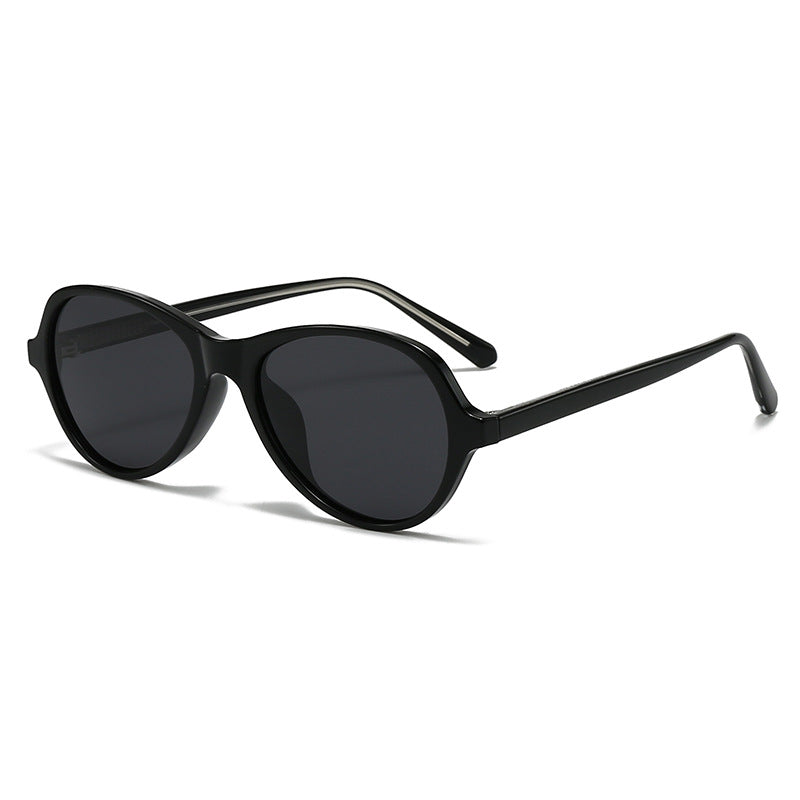 Vintage Oval Frame UV Protection Sunglasses MK2PPIM6W6GSG223