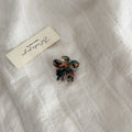 Cute Mini Color Block Flower Hair Claw Clip 6W6HCP1287