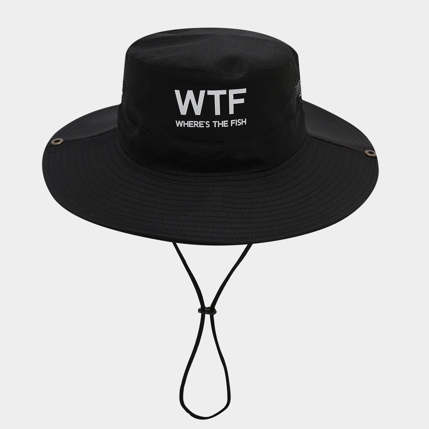 Trendy Letter Print Breatheable Safari Boonie Hat 8BK6HAT177L