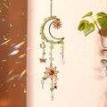 Colorful Stones Moon Wrap Tassel Hanging Suncatchers MK2CZAS6H7HLS68