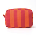 Simple Color Block Striped Portable Cosmetic Bag MK2BLW6C5CO24