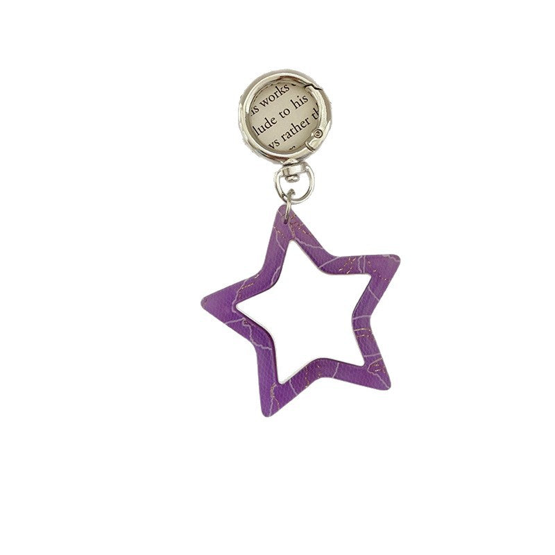 Cute Five-Point Star Mirror Pendant Bag Charm 6W10BBC860