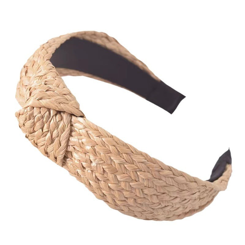 Knotted Braided Wide Simple Headband DPJH14