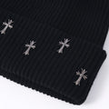 Punk Gothic Knitted Beanie Hat - DippedShop Wholesale - #6195