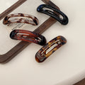 Stylish Tortoise Shell Hollow Out Hair Barrette Clip 6W6HCP1649