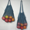 Solid Color Hollow Out Shopping Mesh Storage Bag 8BW6BOB93T