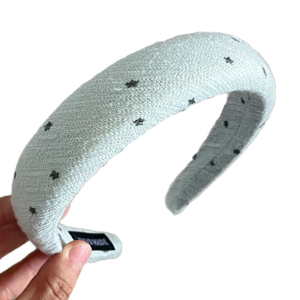 Cute Star Print Padded Wide Headband 6W6HBD295