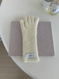 Fuzzy Plush Long Gloves - DippedShop Wholesale - #5459