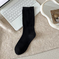 Simple Hollow Out Slouchy Crew Socks 6W8FSO814