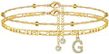 Trendy Initial Letter Gold Pla - DippedShop Wholesale - #8771