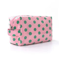 Simple Color Block Striped PVC Cosmetic Bag MK2BLW6C5CO07
