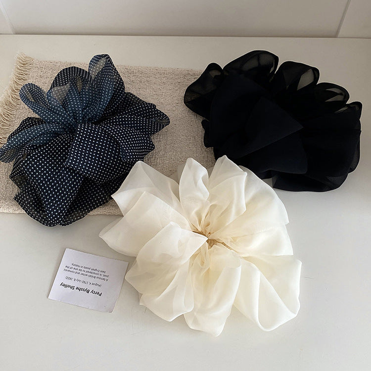 Stylish Polka Dots Banana Hair Clip 8AS6HCP384L
