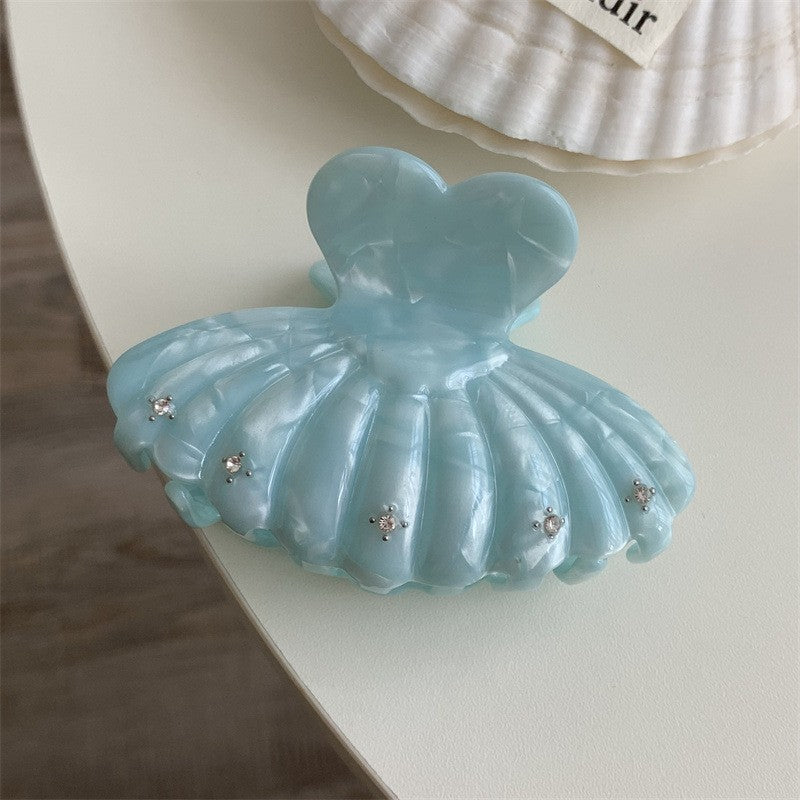 Fashion 3D Shell Medium Acetate Hair Claw 8AS6HCP272L