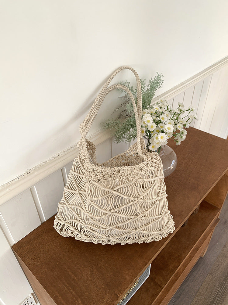 Handmade Hollow Out Beach Bag - DippedShop Wholesale - #5763