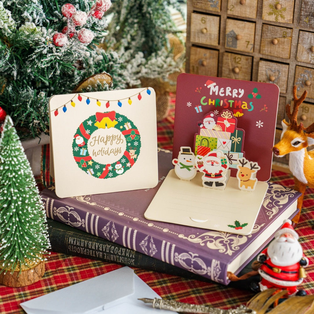 Funny 3D Pop Up Merry Christmas Card DP25H497