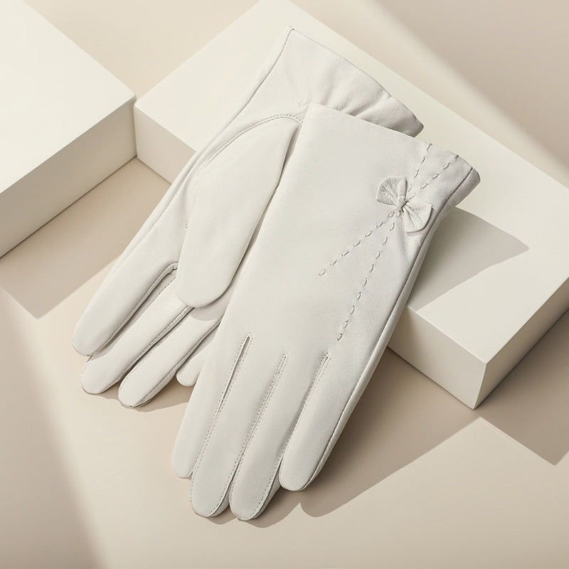 Fleece Lined Leather Touchscreen Gloves - DippedShop Wholesale - #7027