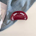 Sweet Cherry Semicircle Acetate Hair Claws 6W6HCP1225