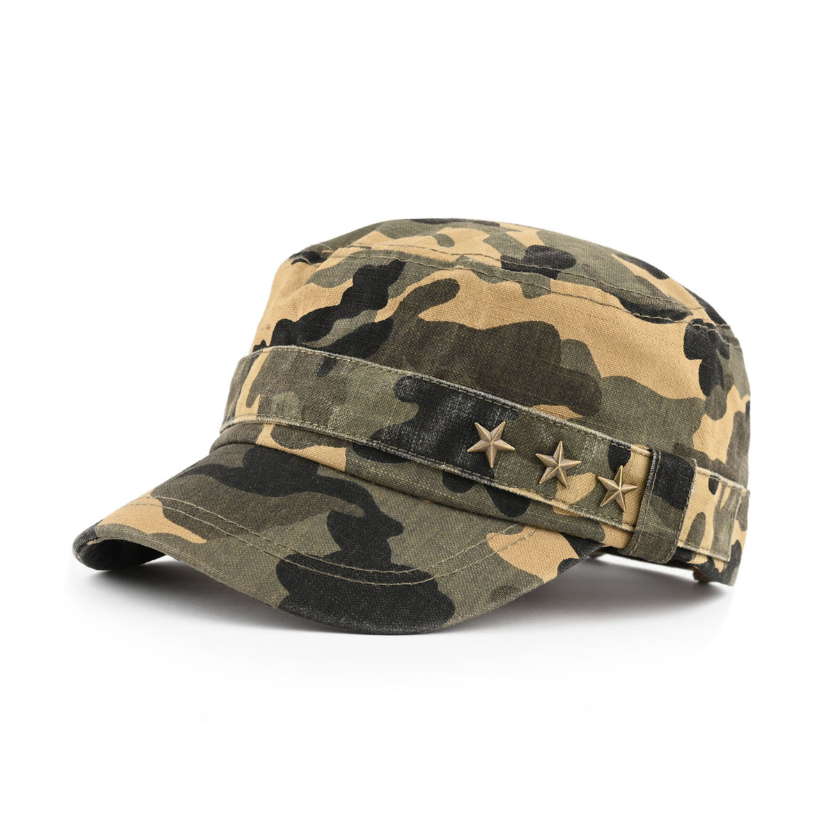Trendy Streetwear Leopard Camo Star Baseball Cap 6W6HAT781