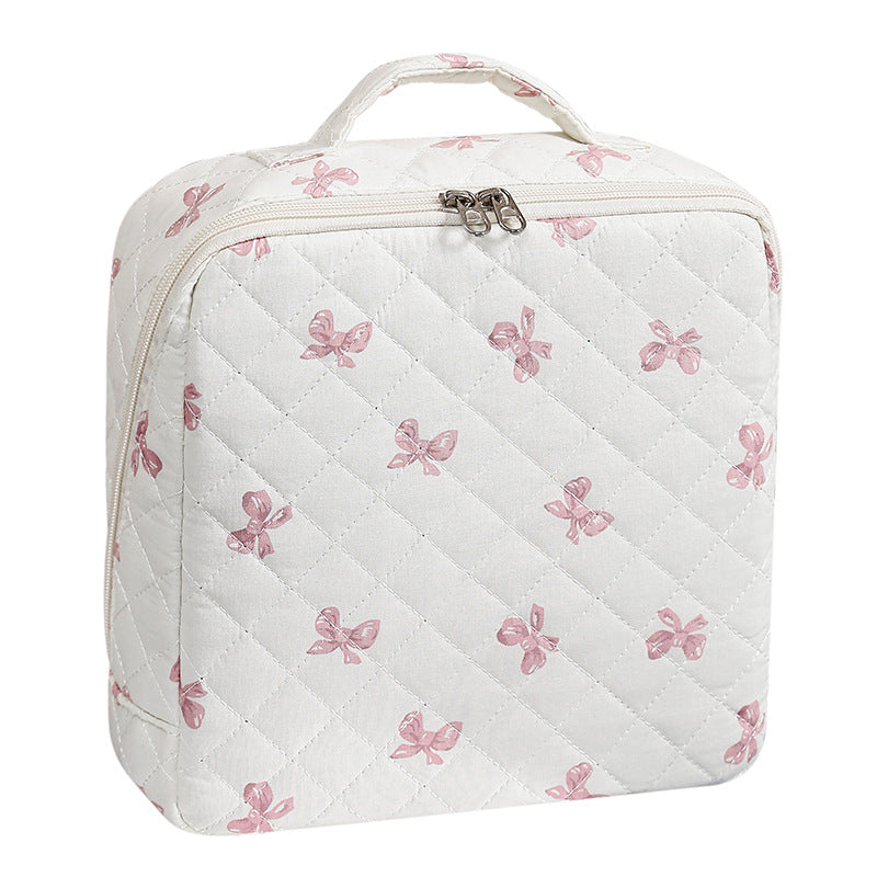 Quilted Leopard Cosmetic Bag - DippedShop Wholesale - #6851