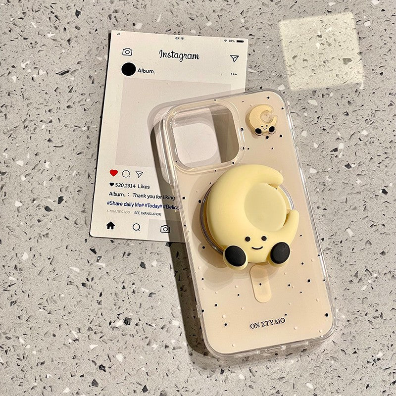 Star Moon Stand Phone Case - DippedShop Wholesale - #5699