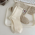 Minimalist Solid Color Cotton Slouch Socks 6W8FSO544