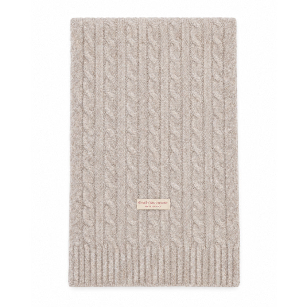 Cable Knit Scarf - DippedShop Wholesale - #8835