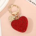 Rhinestone Heart Bag Charm - DippedShop Wholesale - #9779