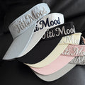 Breathable Solid Color Letters Embroidery Sun Set MK2COK6W6HAT368