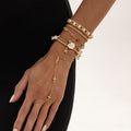 Elegant Starfish Shell Pendant Tassel Bracelets 6W6JBR630