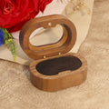 Oval Walnut Ring Box - DippedShop Wholesale - #3779