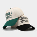 Color Contrast Letter Embroidery Adjustable Baseball Cap MK2BW6W6HAT94