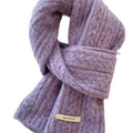 Mini Cable Knit Scarf - DippedShop Wholesale - #2579